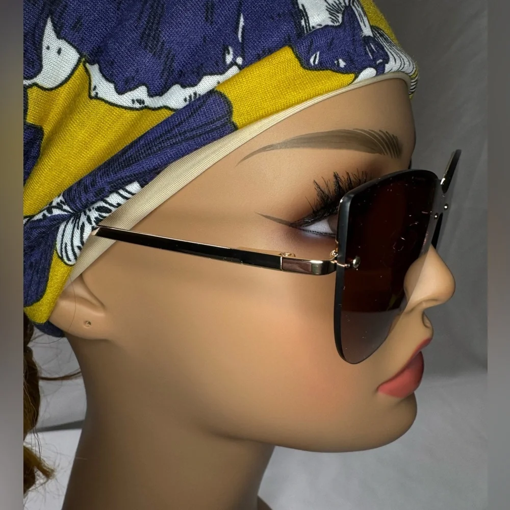 New Ted Baker London Women’s Shield Sunglasses 139mm, Rose/Gold/Tort - Picture 11 of 11